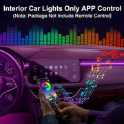 Universal RGB Atmosphere Interior LED Strip Kit – Music Sync & Voice Control