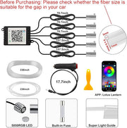 Universal RGB Atmosphere Interior LED Strip Kit – Music Sync & Voice Control