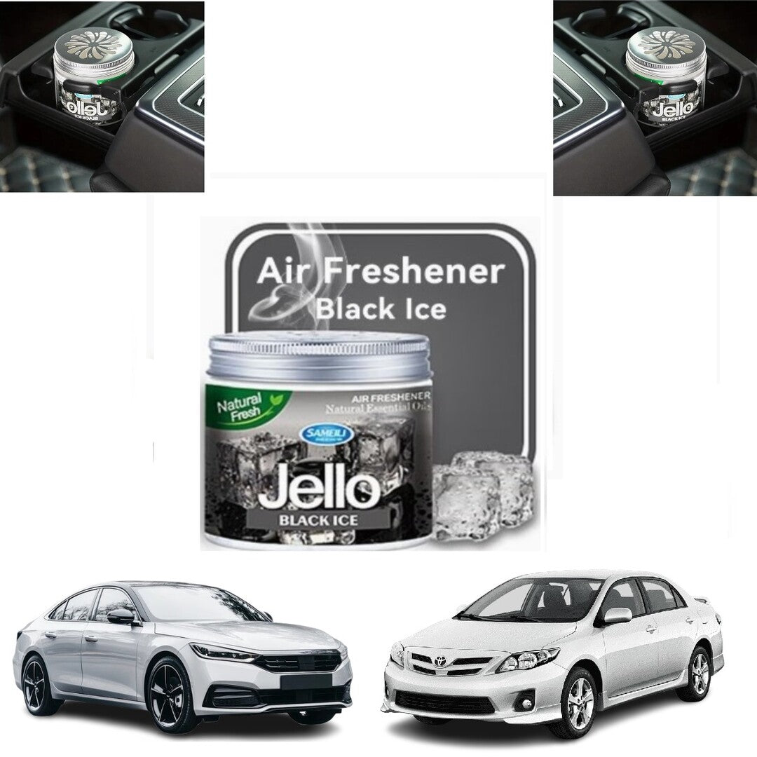 Jello Black Ice Gel Air Freshener (1 Pc)